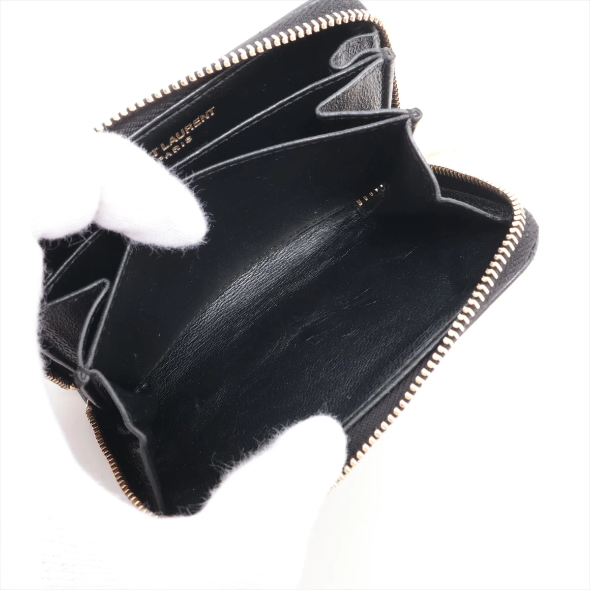 YSL小銭ケース SAINT LAURENT サンローラン ミニ財布 コインケース 小銭入れ