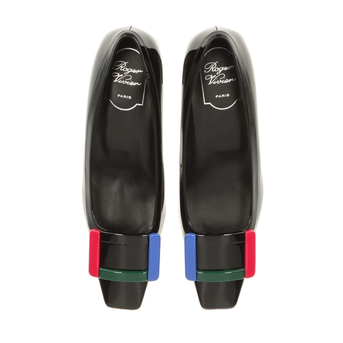 美品❤️ロジェヴィヴィエ ベルヴィヴィエ ロゴバックル パンプス 37(約24 676aba6572c44.webp