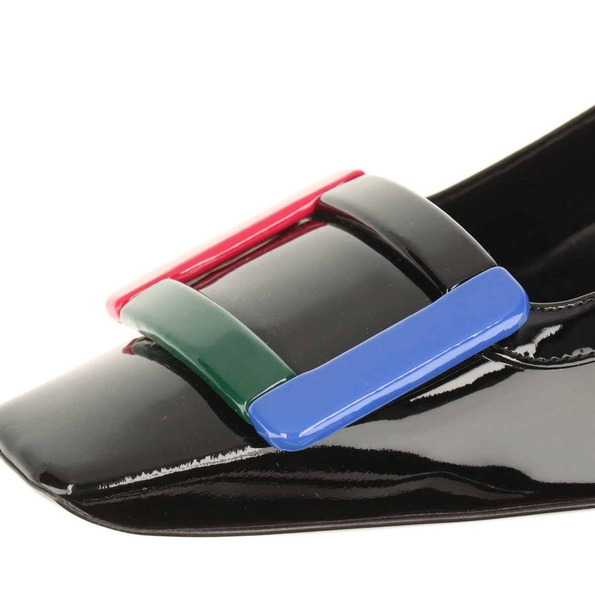 美品❤️ロジェヴィヴィエ ベルヴィヴィエ ロゴバックル パンプス 37(約24 ロジェ ヴィヴィエ25年春夏「ベル ヴィヴィエ」新作スリング