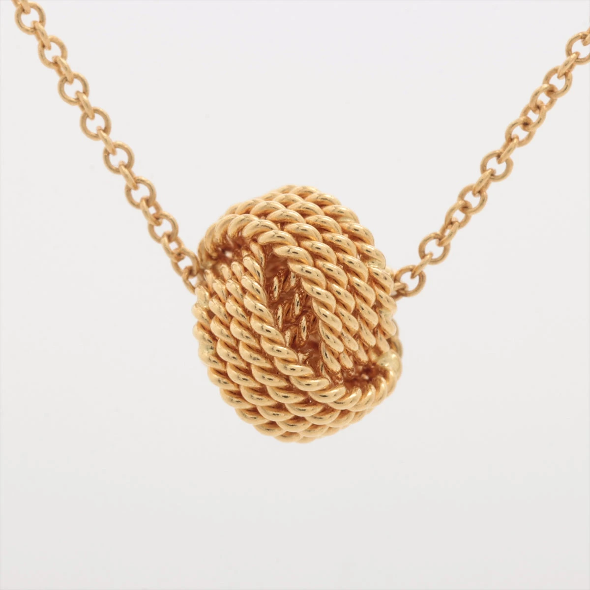 ティファニー　ツイストノット　ネックレス ティファニー ツイストノット ネックレス 750(YG) 3.1g A3276734｜中古