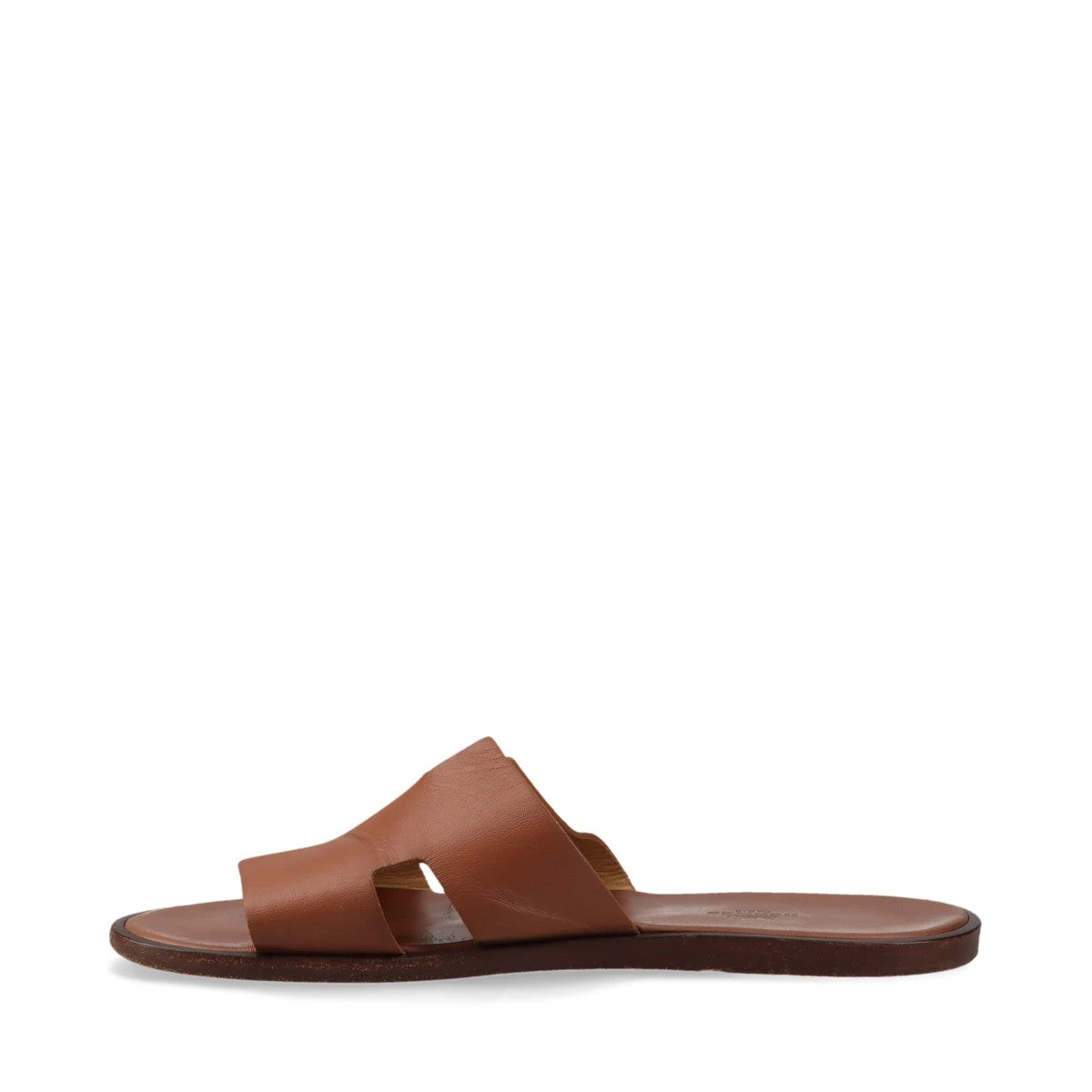 Hermsエルメス革靴レザーサンダル サンダル sandal 41 メンズ エルメス イズミール レザー サンダル 42 メンズ ブラウン