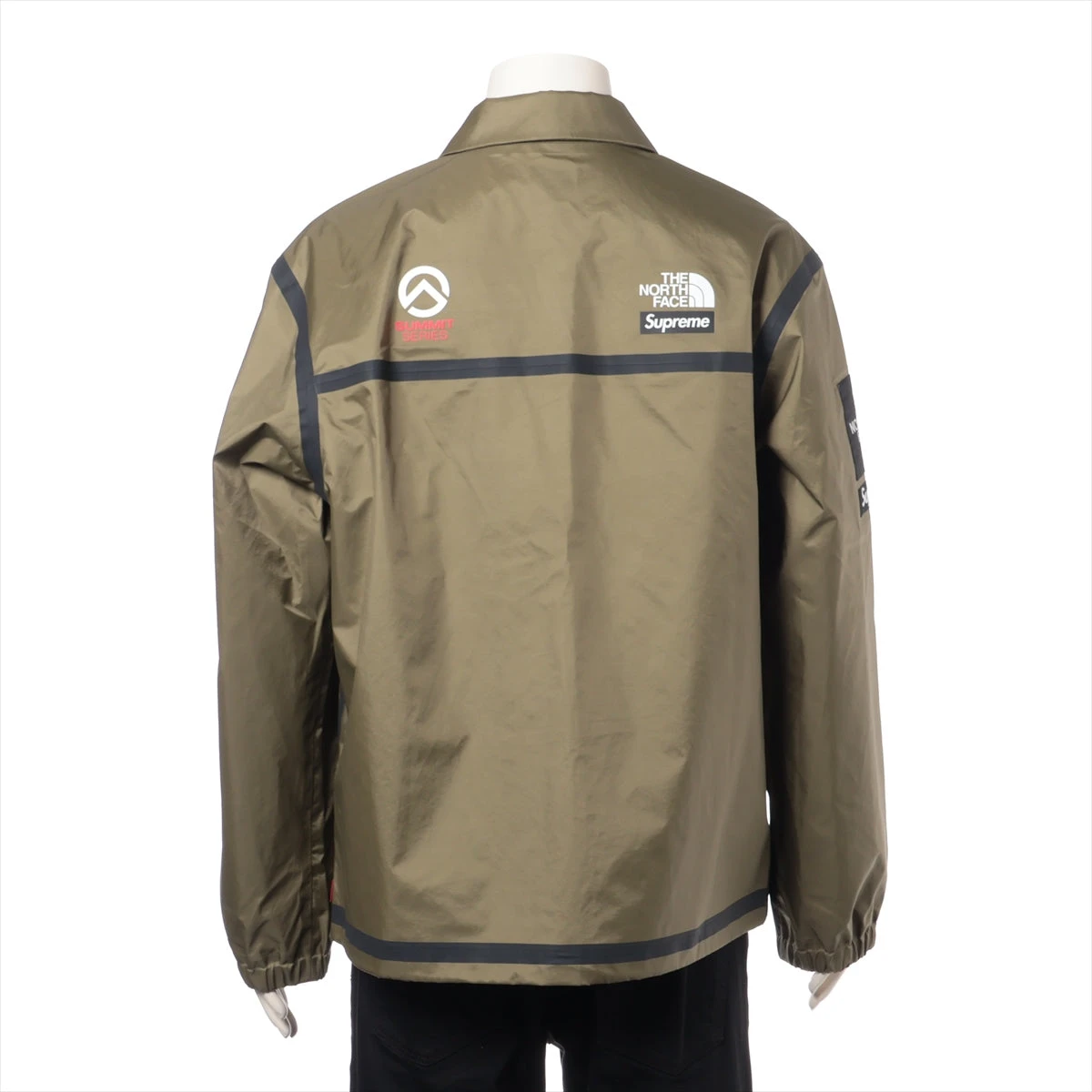 Supreme フード付きナイロンジャケット XL 裏起毛　カーキ 675948c7c3400.webp