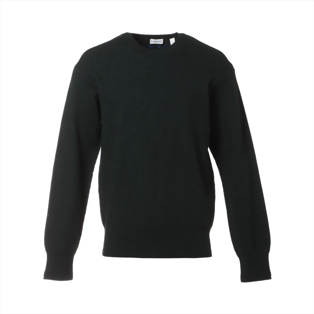 美品】バーバリー 20ss アイコニック ロゴ ウールニット M 黒