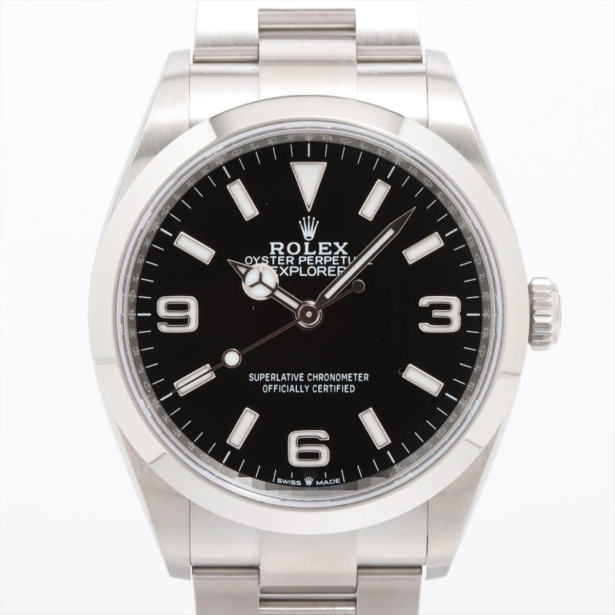 ロレックス エクスプローラーⅠ 124270 SS AT 黒文字盤