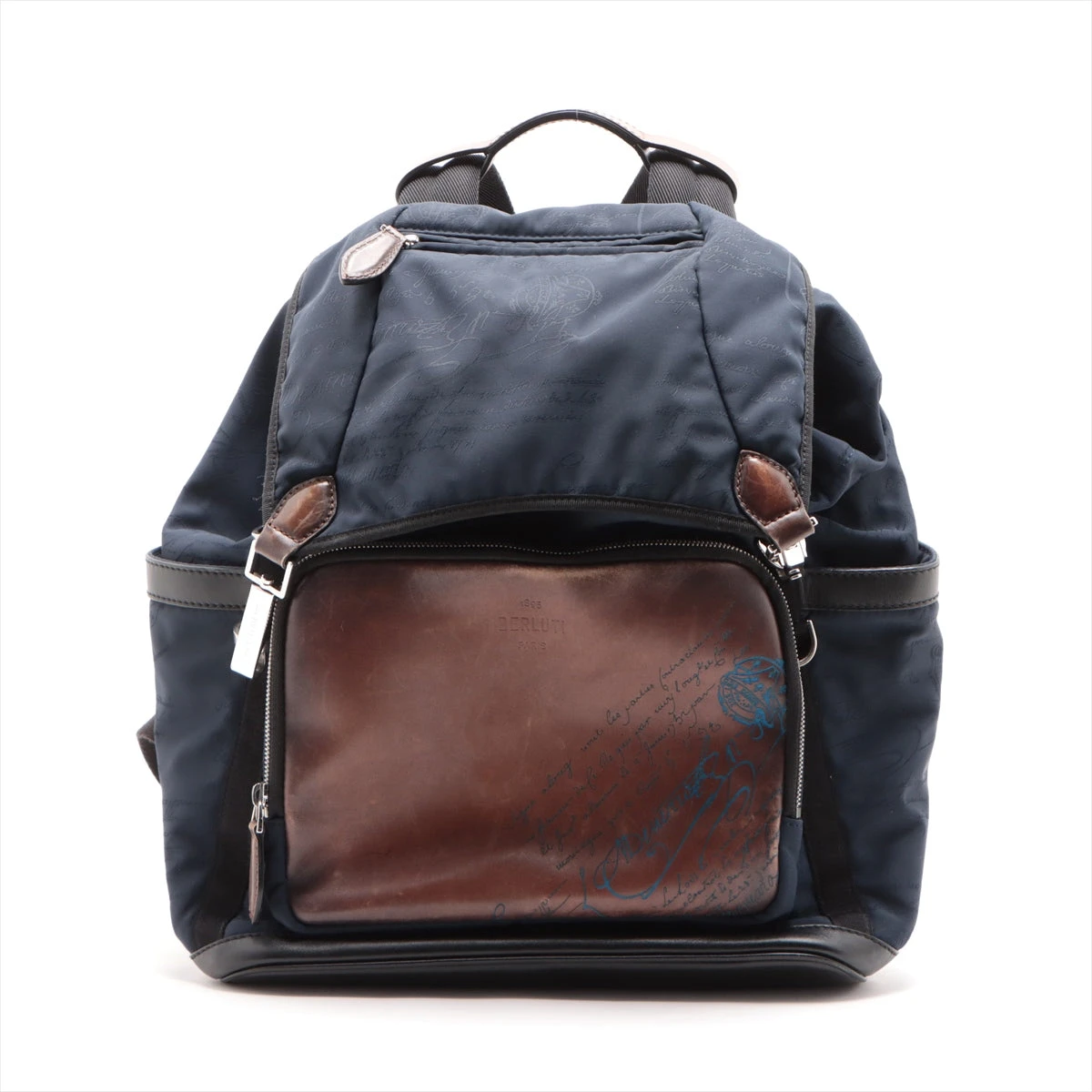 限定セール -SALE ベルルッティ カリグラフィ ナイロン×レザー バックパック 小物