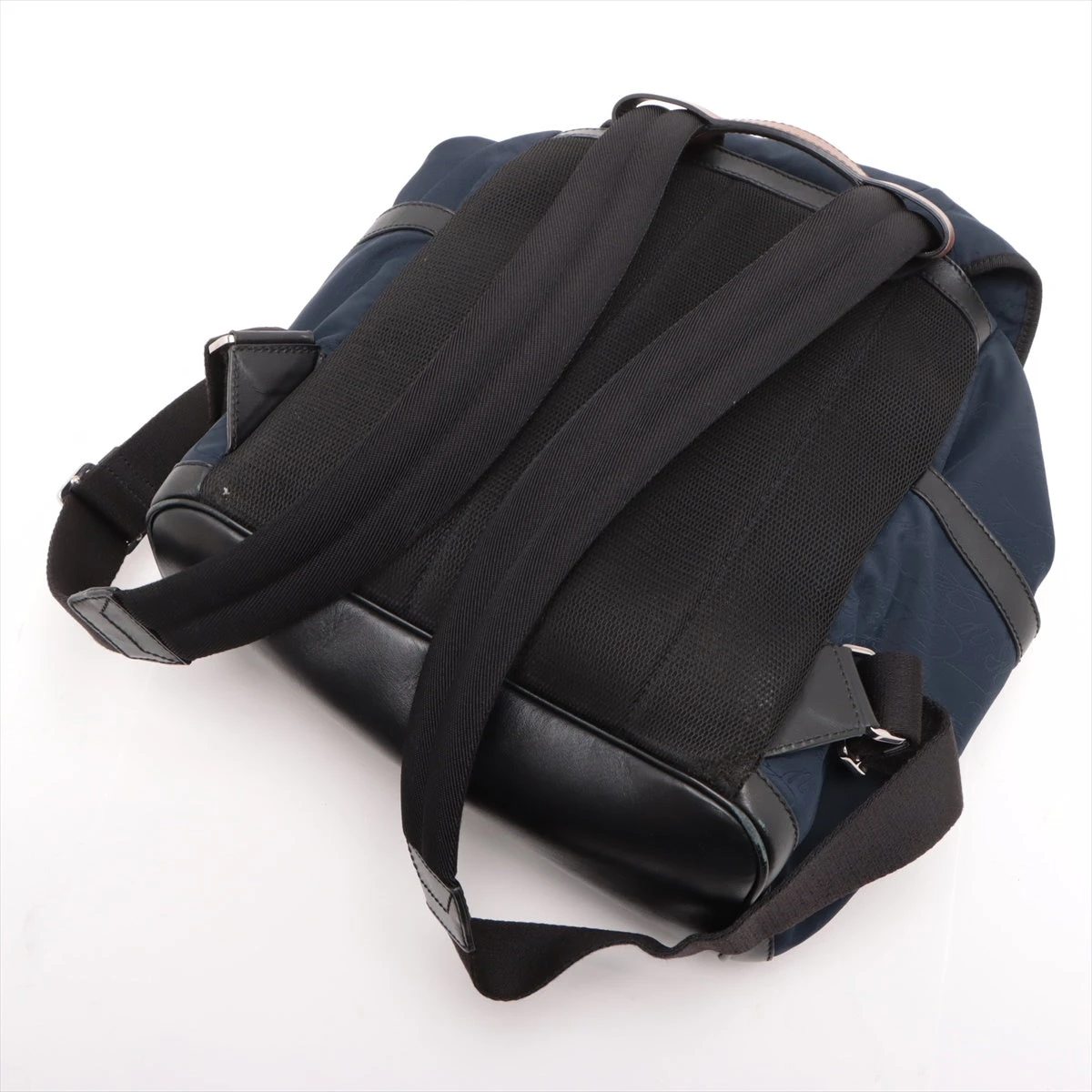 ベルルッティ ナイロン レザー ボディバッグ カリグラフィー 戸賀 美品