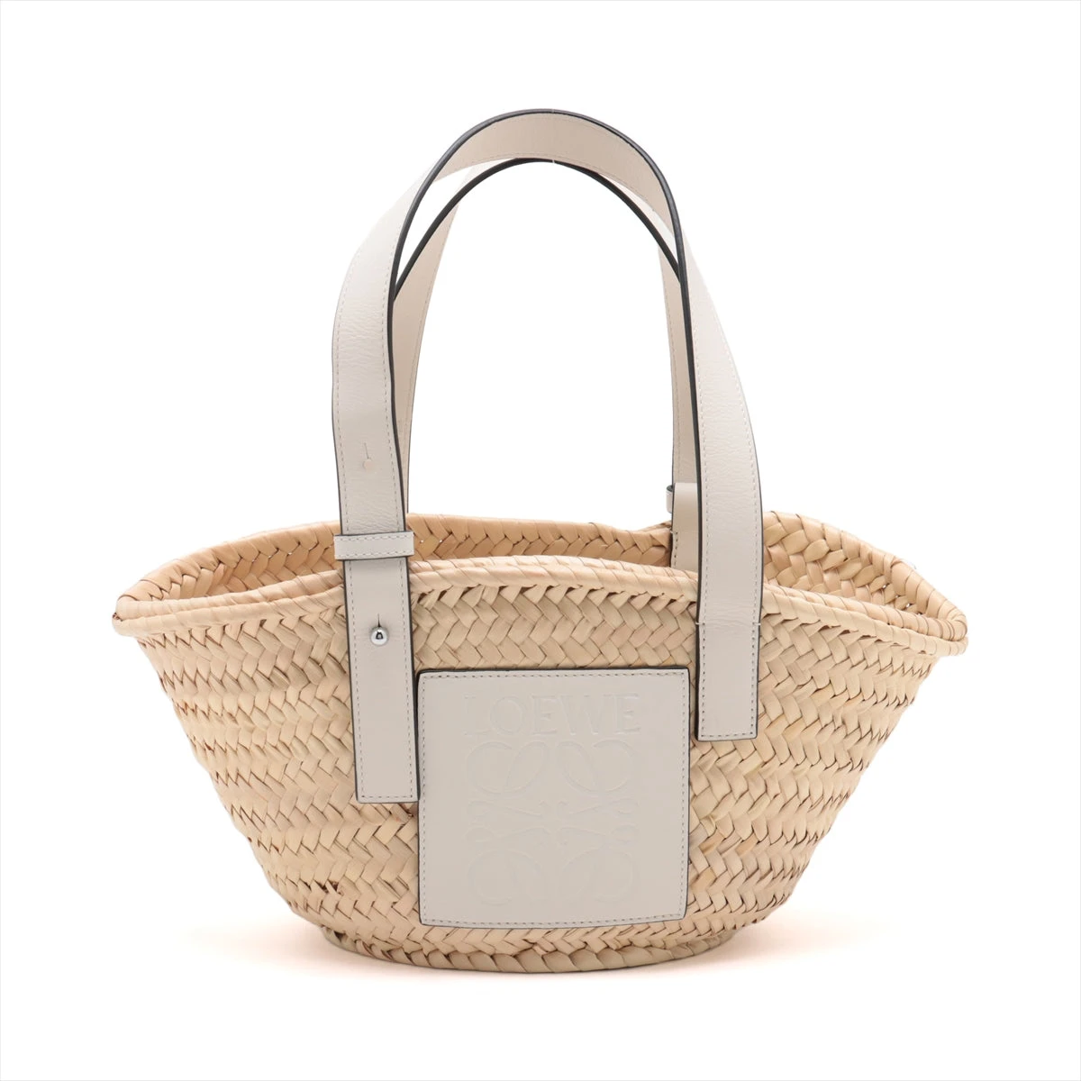 LOEWE (ロエベ) アナグラムレザーパッチ かごバッグ バスケット 