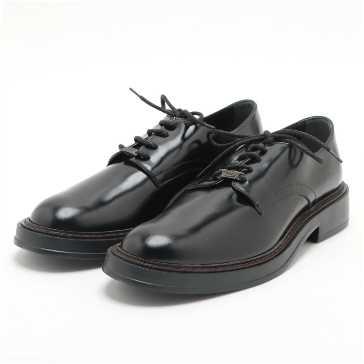 トッズ レザー レザーシューズ 9 メンズ ブラック DERBY PASSAL