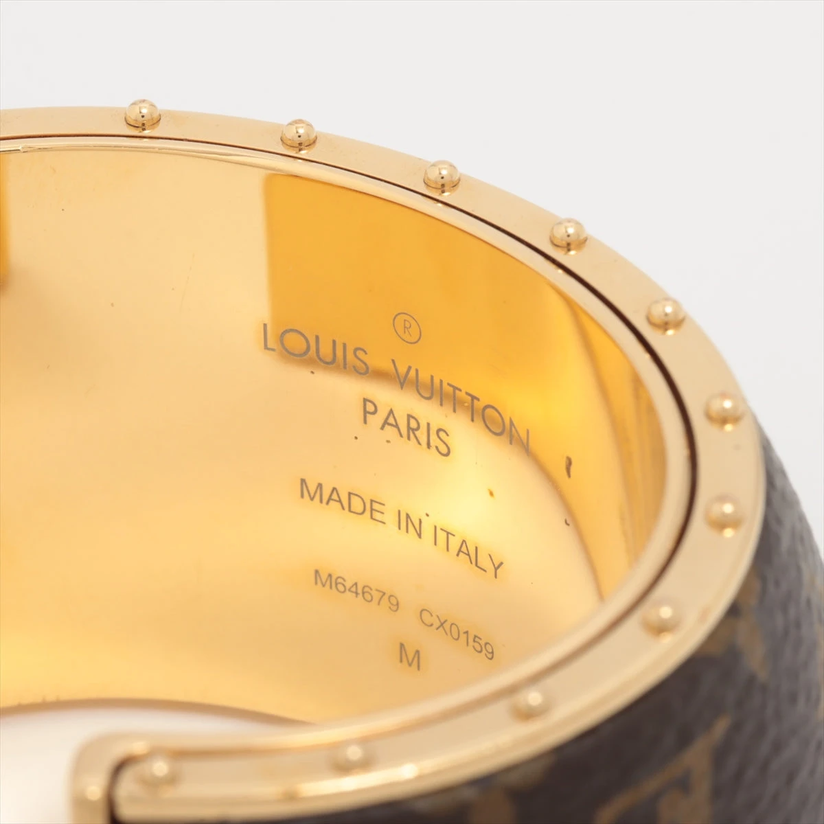 LOUIS VUITTON◆バングル/--/PNK/レディース/M69263 ルイヴィトン LOUIS VUITTON バングル アンプラント LV