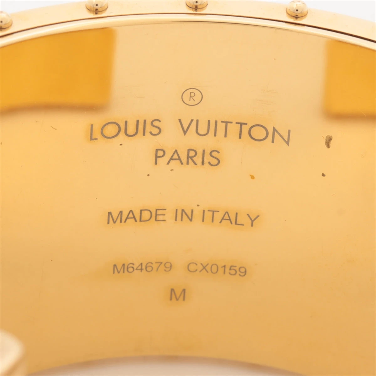 ヴィトン CX0159 バングル M GP×PVC ゴールド×ブラウン A3284661|中古 ヴィトン CX0159 バングル M GP×PVC ゴールド×ブラウン A3284661|中古