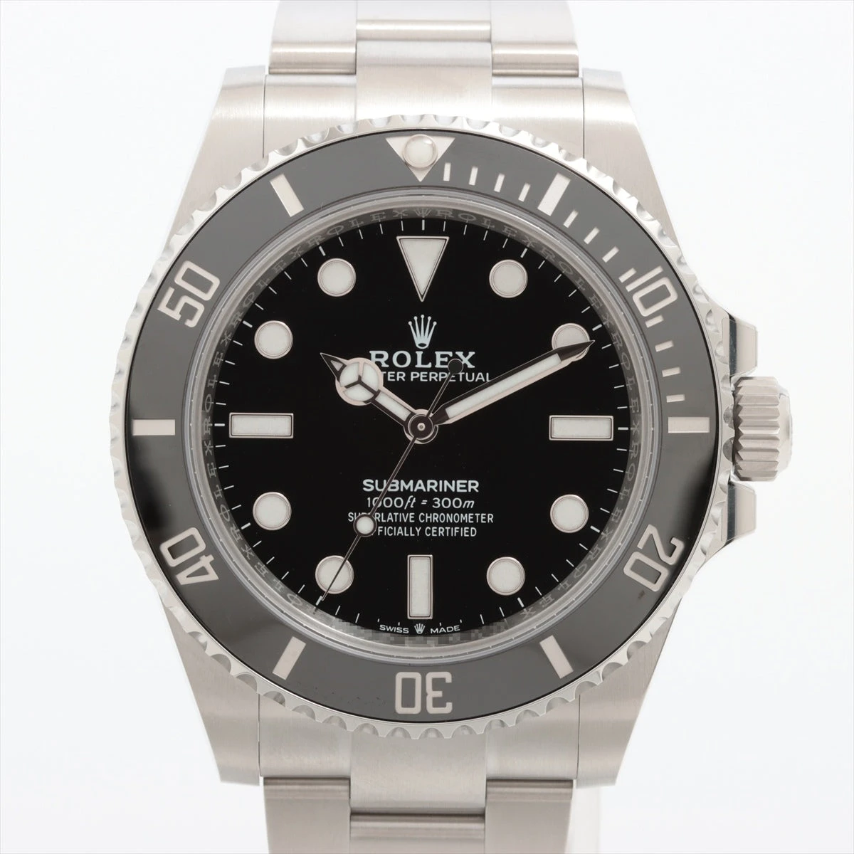 ロレックス サブマリーナ 124060 SS AT 黒文字盤 あまりごま1