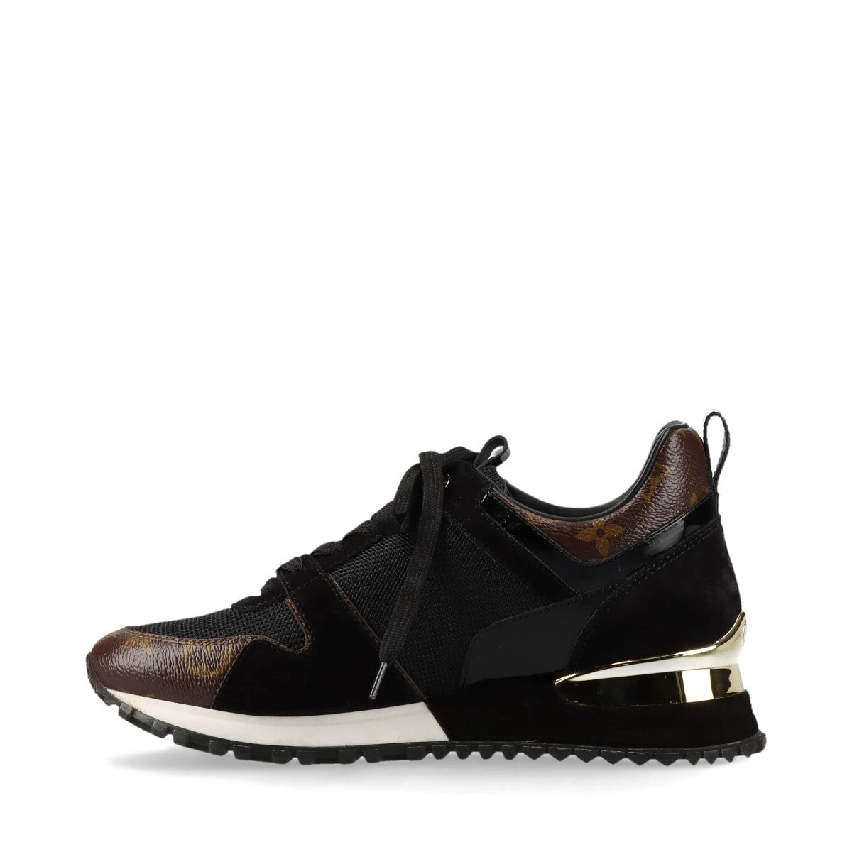 LOUIS VUITTON ランアウェイライン レザースニーカー 5 LOUIS VUITTON(ルイヴィトン) スニーカー 5 メンズ美品 ラン