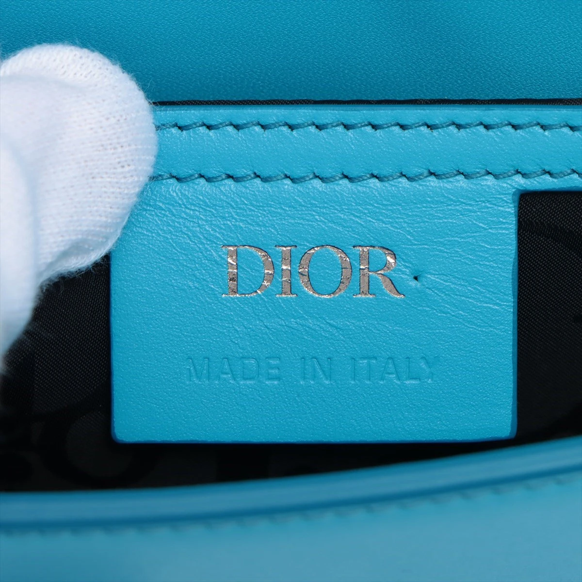 【ブルーオブリークがお洒落♪】DIOR ショルダーバッグ ブルーオブリークがお洒落♪】DIOR ショルダーバッグ