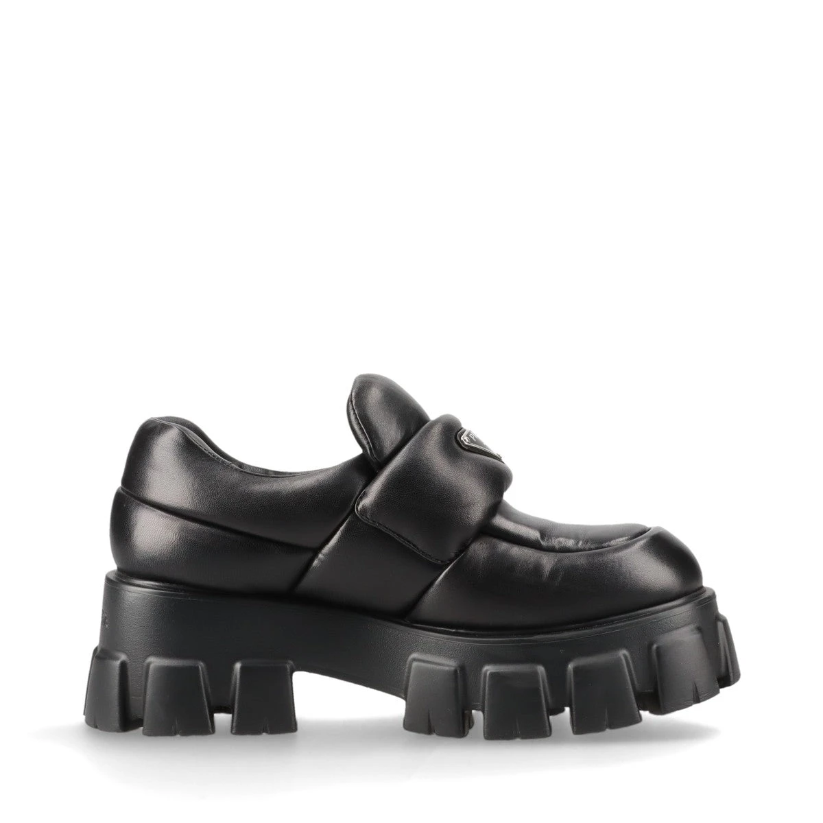 PRADA 厚底ローファー ブラック 37.5