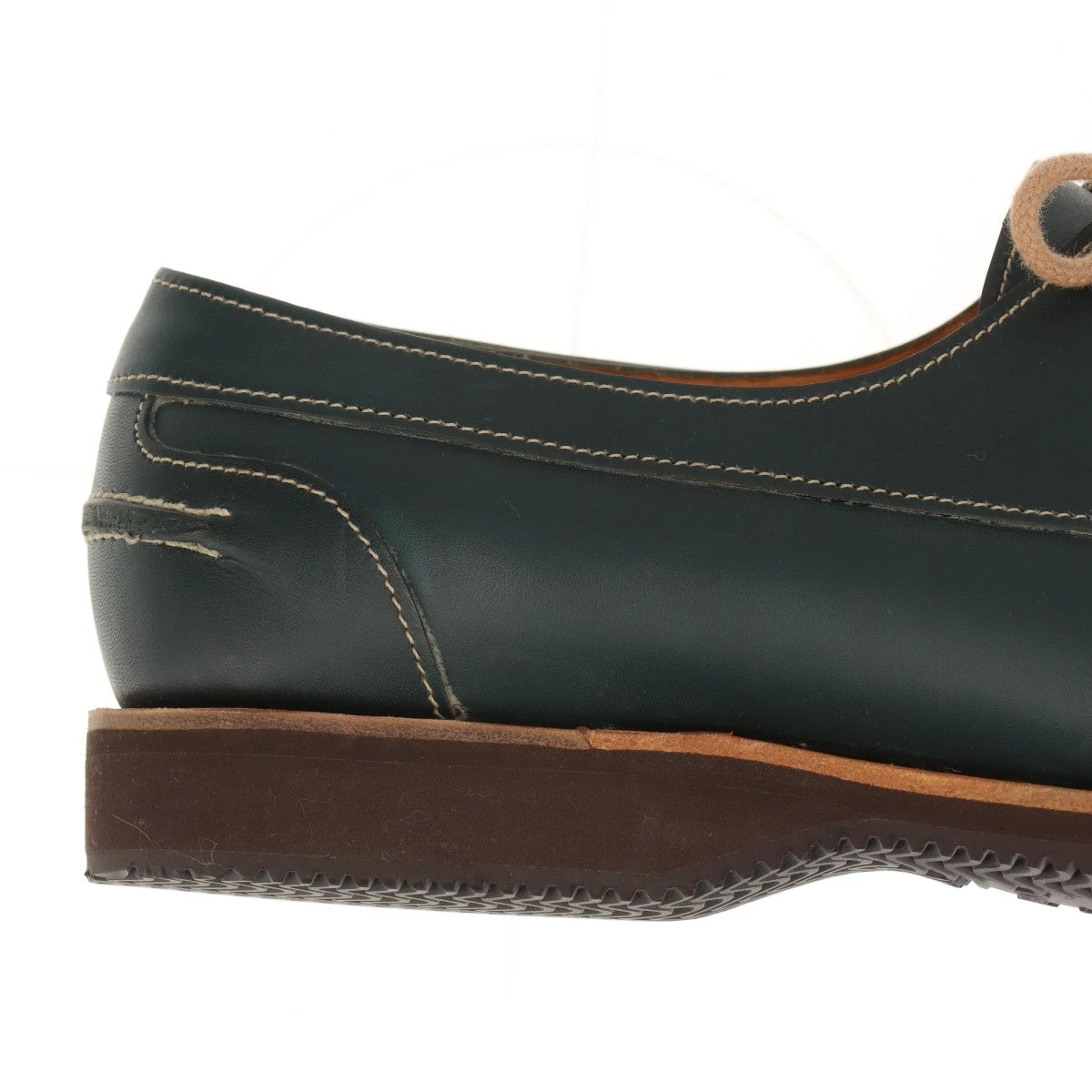 ジョンロブ レザー デッキシューズ 6E メンズ グリーン TRINIDAD