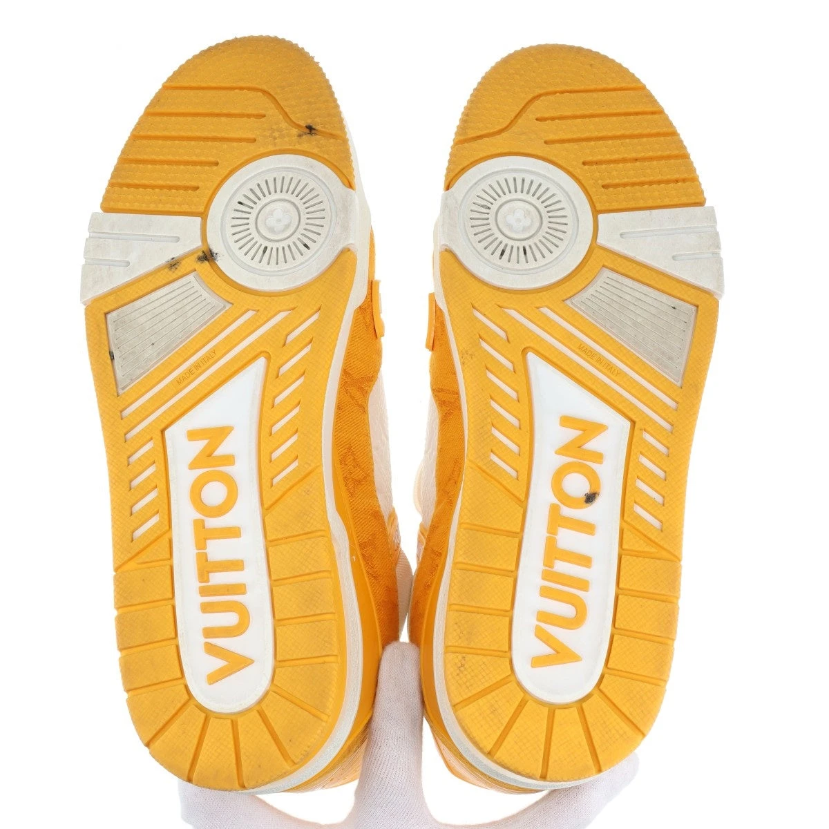 ルイ✩.*˚ページ ヴィトン LVトレイナーライン 21年 レザー×ファブリック