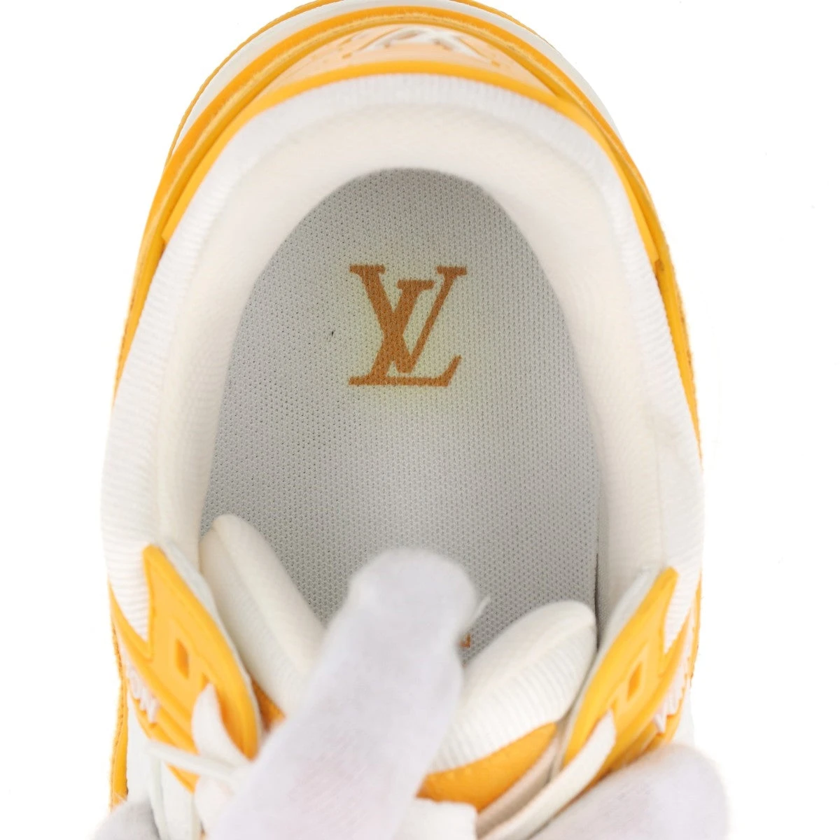 ヴィトン LVトレイナーライン 21年 レザー×ファブリック スニーカー 9