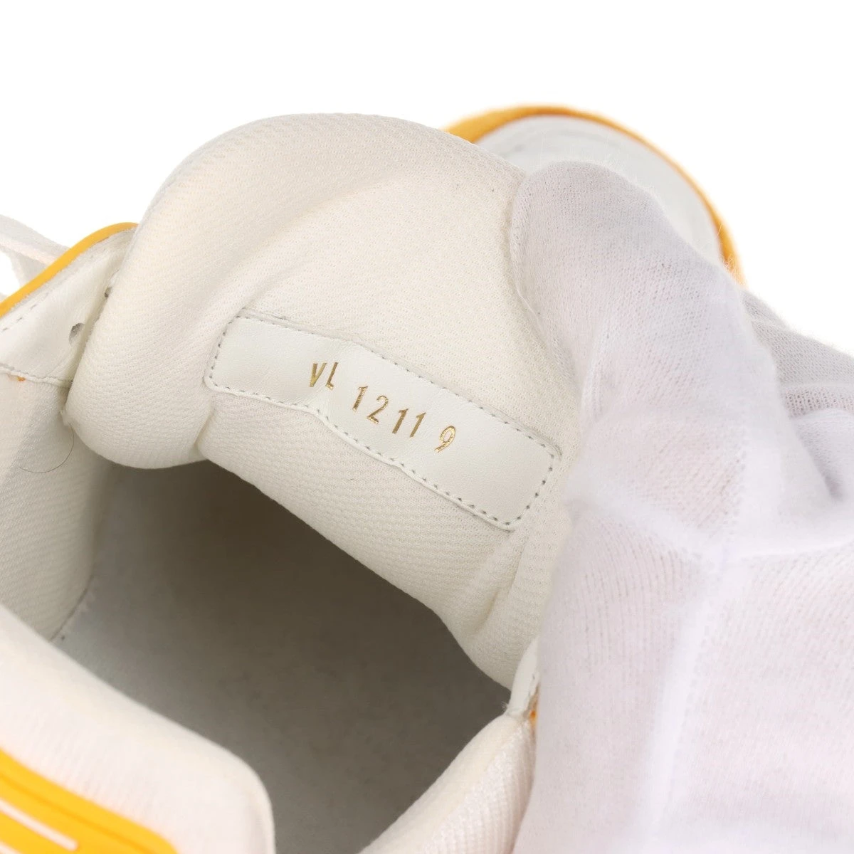 ヴィトン LVトレイナーライン 21年 レザー×ファブリック スニーカー 9
