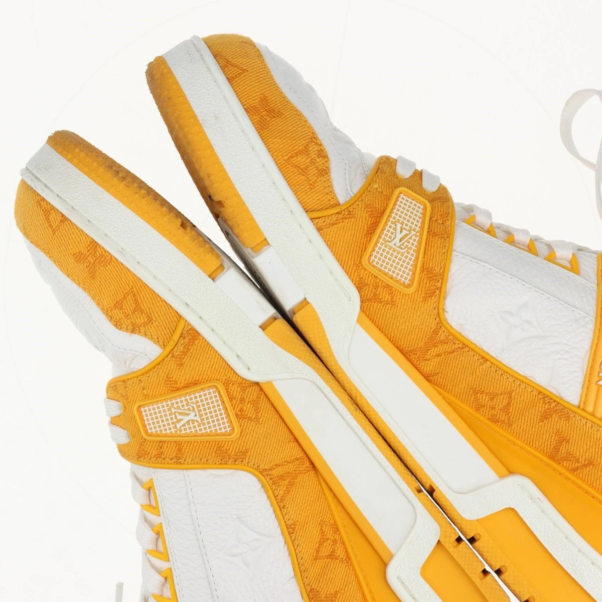 ヴィトン LVトレイナーライン 21年 レザー×ファブリック