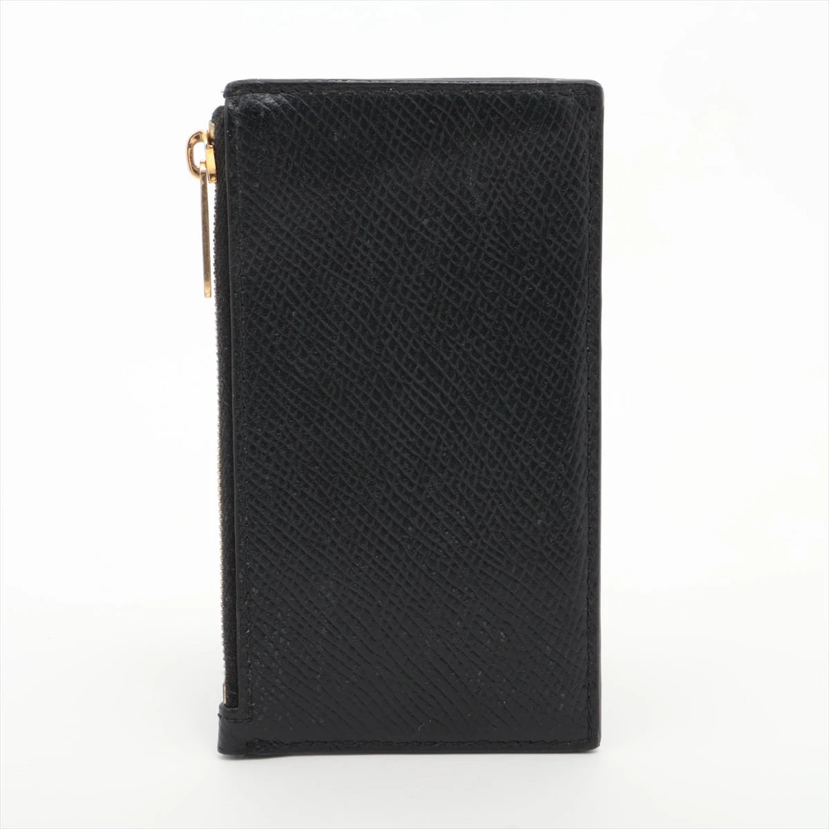 セリーヌ レザー フラグメントケース ブラック A3267361｜中古