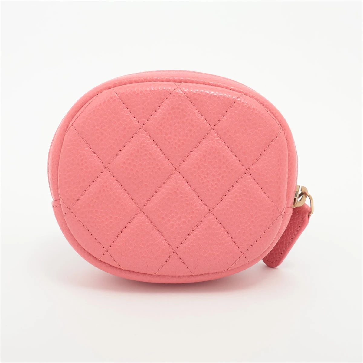 シャネル マトラッセ キャビアスキン コインケース ピンク