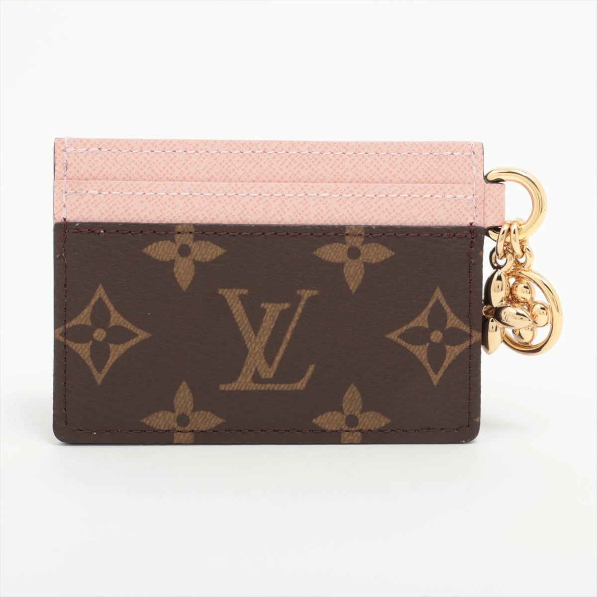 ルイヴィトン★ カードケース ポルト カルト LV チャーム カードケース ポルト カルト・LV チャーム モノグラム・アン