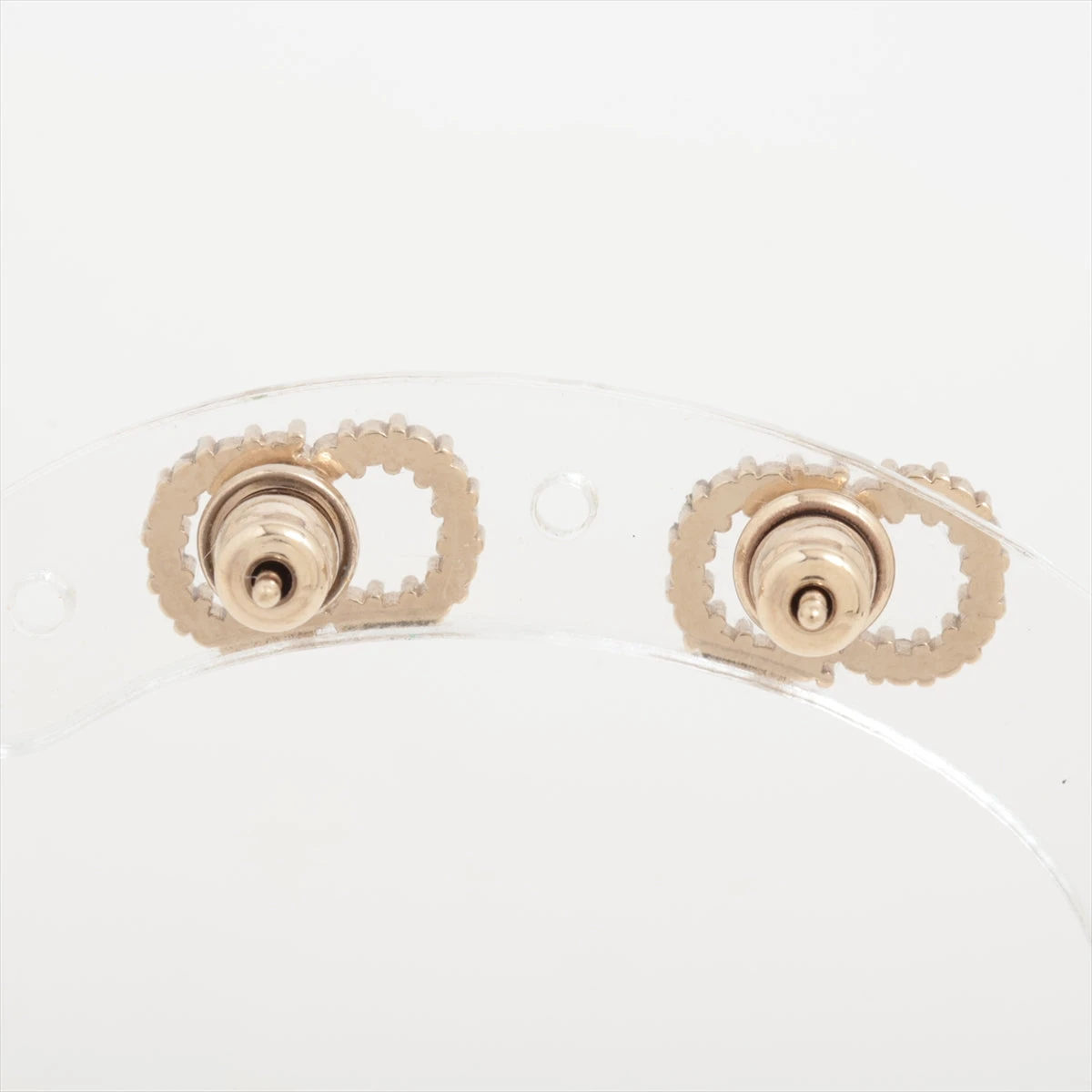 ディオール　クレール ディー リュヌ ピアス　CDロゴ　ラインストーン　両耳用 Christian Dior 【超美品】ディオール CLAIR D LUNE ピアス