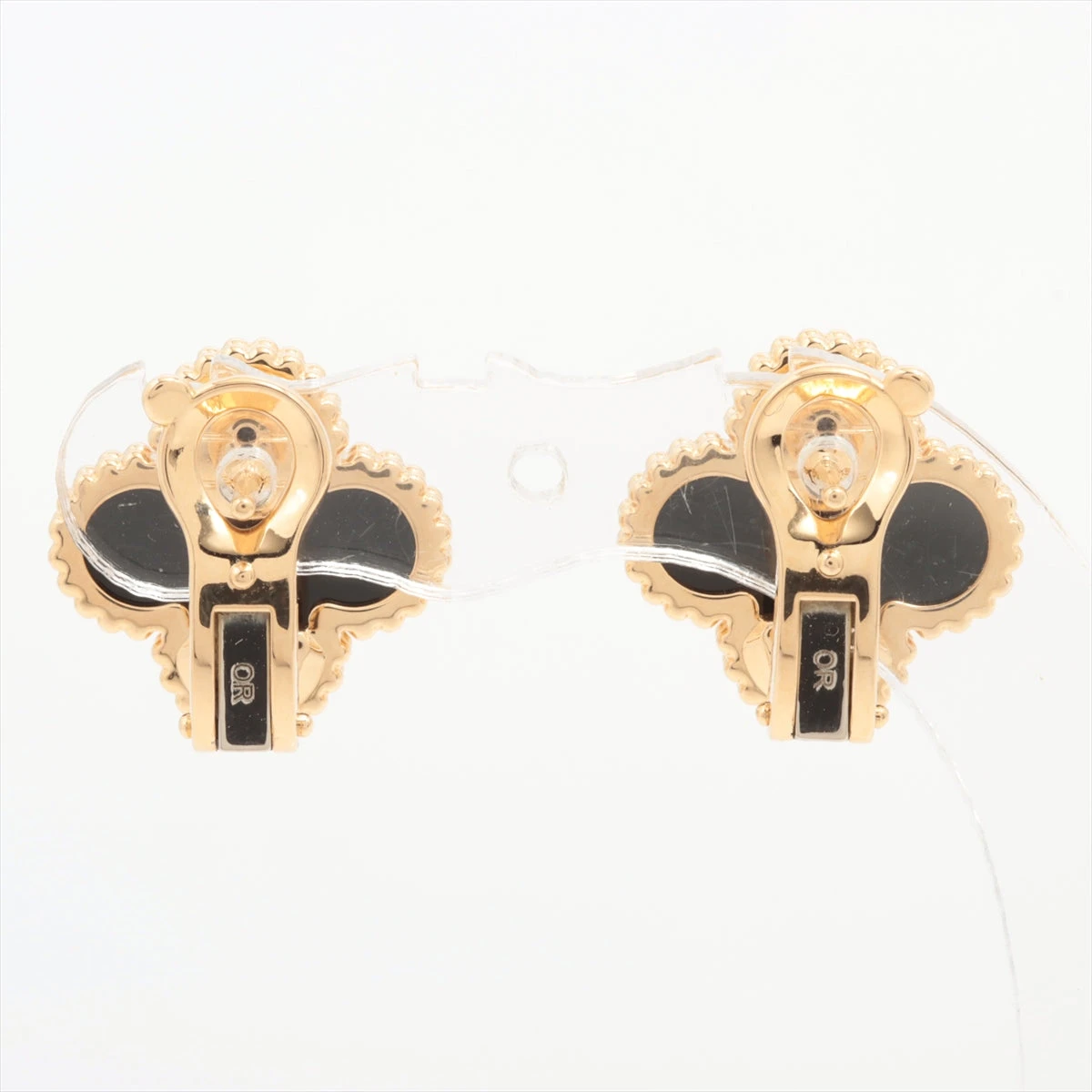 2024購入 ヴィンテージアルハンブラ オニキスピアス　ヴァンクリーフ&アーペル Van Cleef & Arpels オニキス ピアス ヴィンテージアルハンブラ