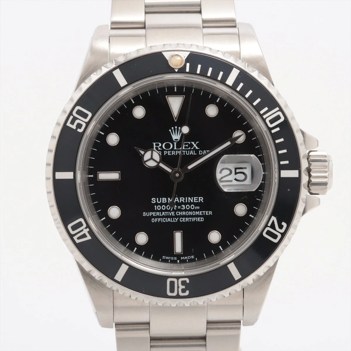ロレックス サブマリーナ 16610 SS AT 黒文字盤