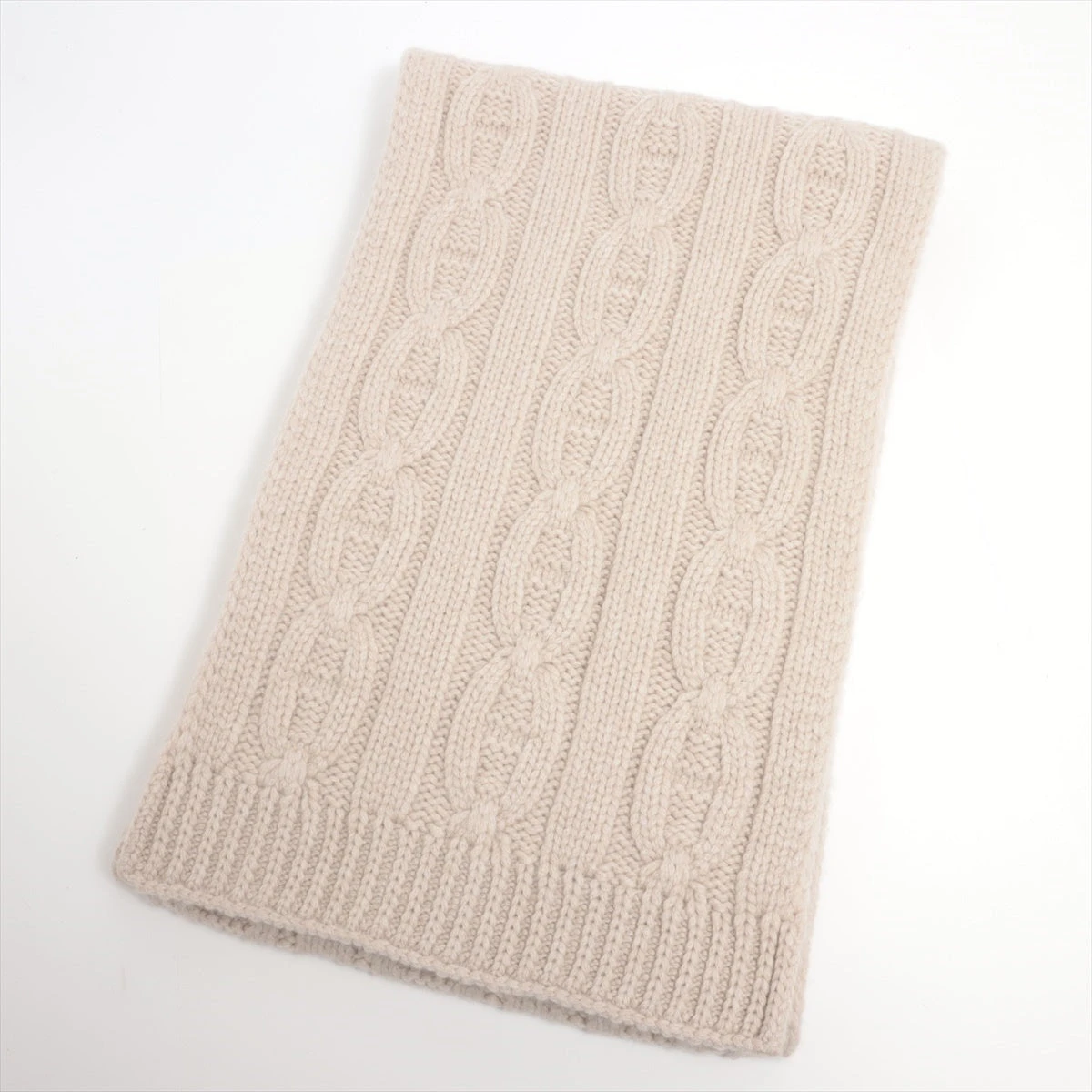 エルメス シェーヌダンクル マフラー カシミヤ グレー A2586673｜中古  