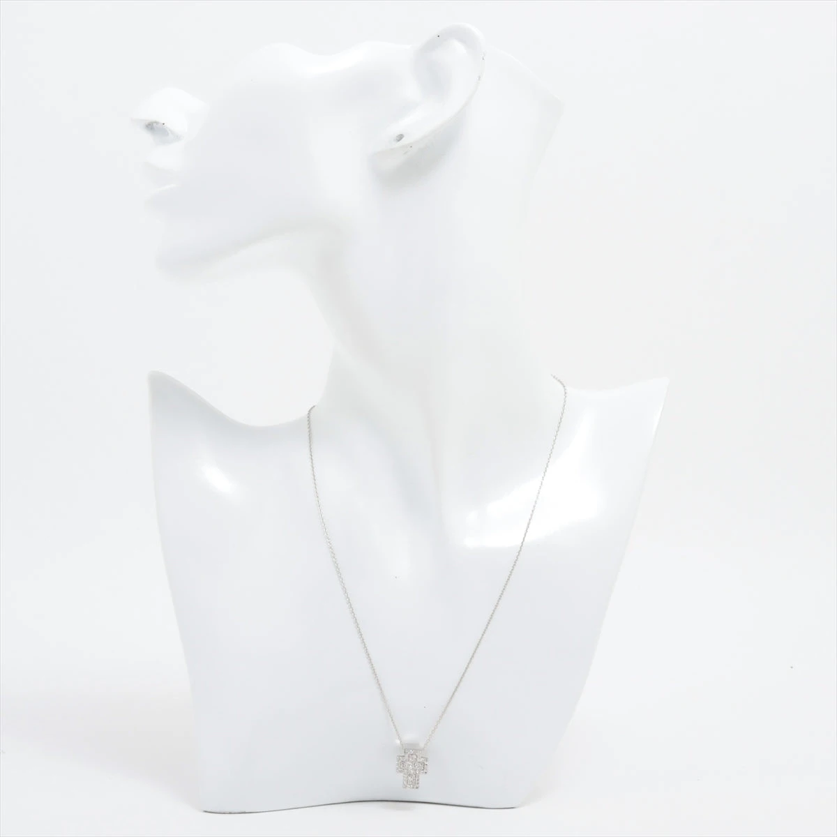 ポンテヴェキオ K18WG ダイヤモンド0.5ct　クロス ネックレス K18WGダイヤモンドネックレス | ポンテヴェキオ公式オンライン