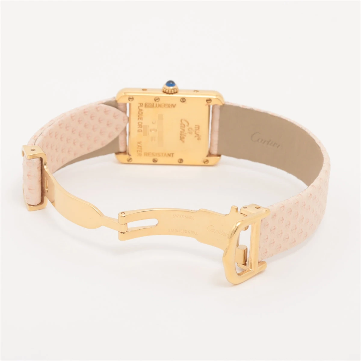 カルティエ マストタンク ヴェルメイユSM W1018687 925×革 QZ シルバー