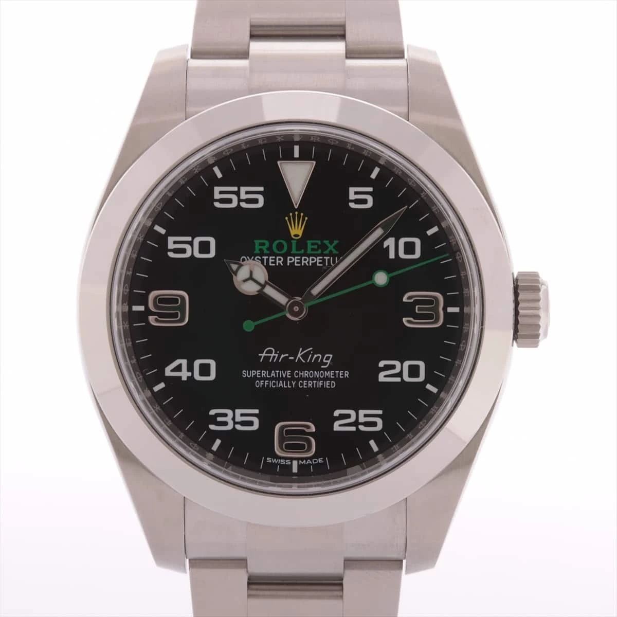 ロレックス エアキング 116900 59T227V7 SS AT 黒文字盤 あまりごまなし