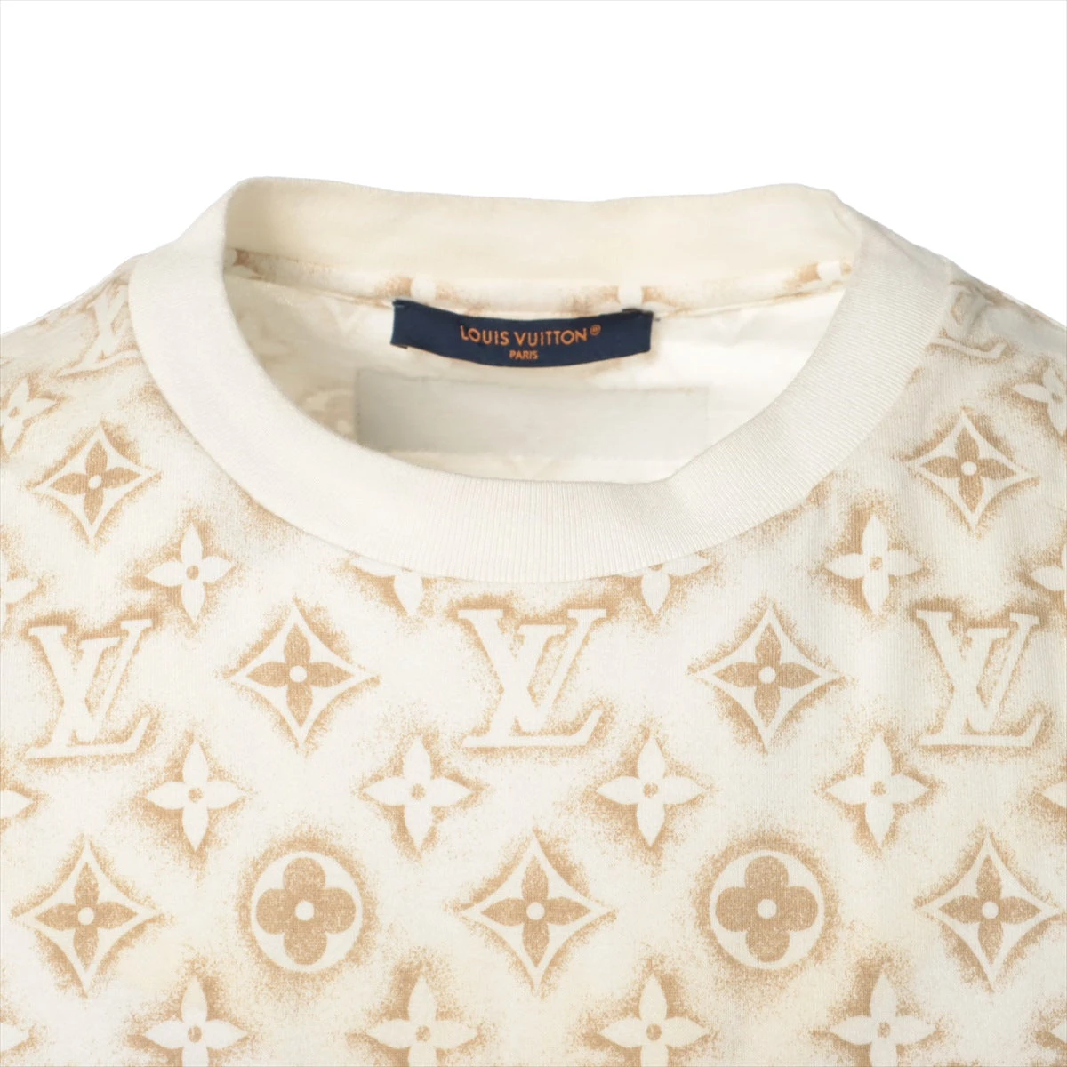 LOUIS VUITTON Tシャツ　モノグラム　ベージュ　サイズL モノグラムフィルクーペコットンTシャツ ｜ルイ・ヴィトン 公式