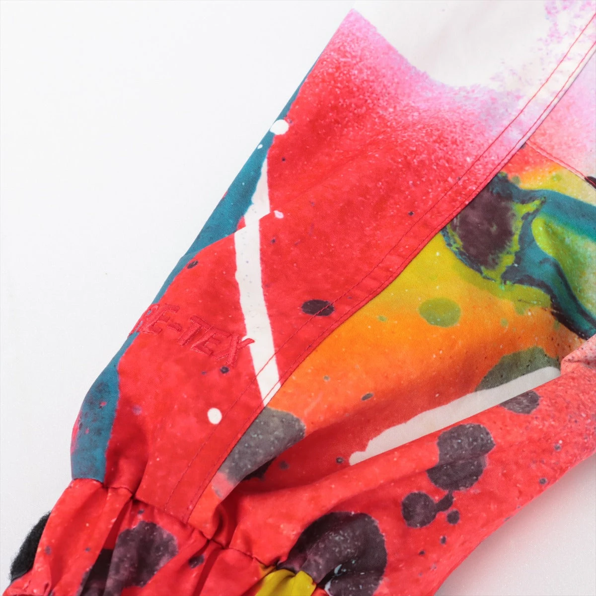 Supreme ナイロンジャケット ホワイト/レッド 中古・古着通販】Supreme (シュプリーム) ナイロンジャケット