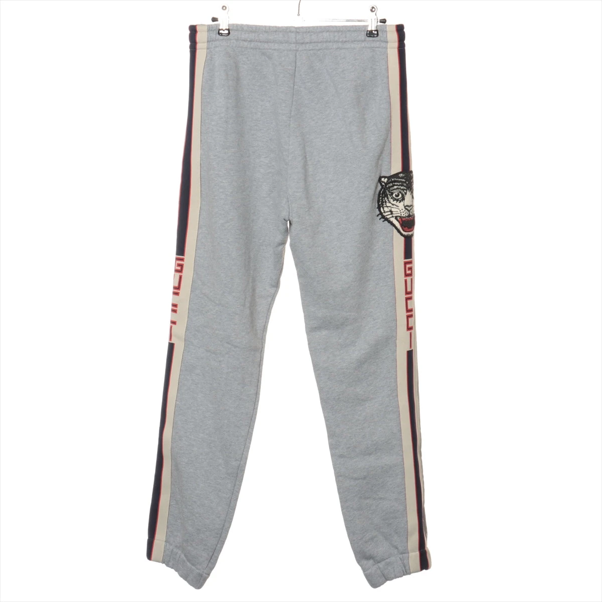 グッチ コットン スウェットパンツ S メンズ グレー 497252