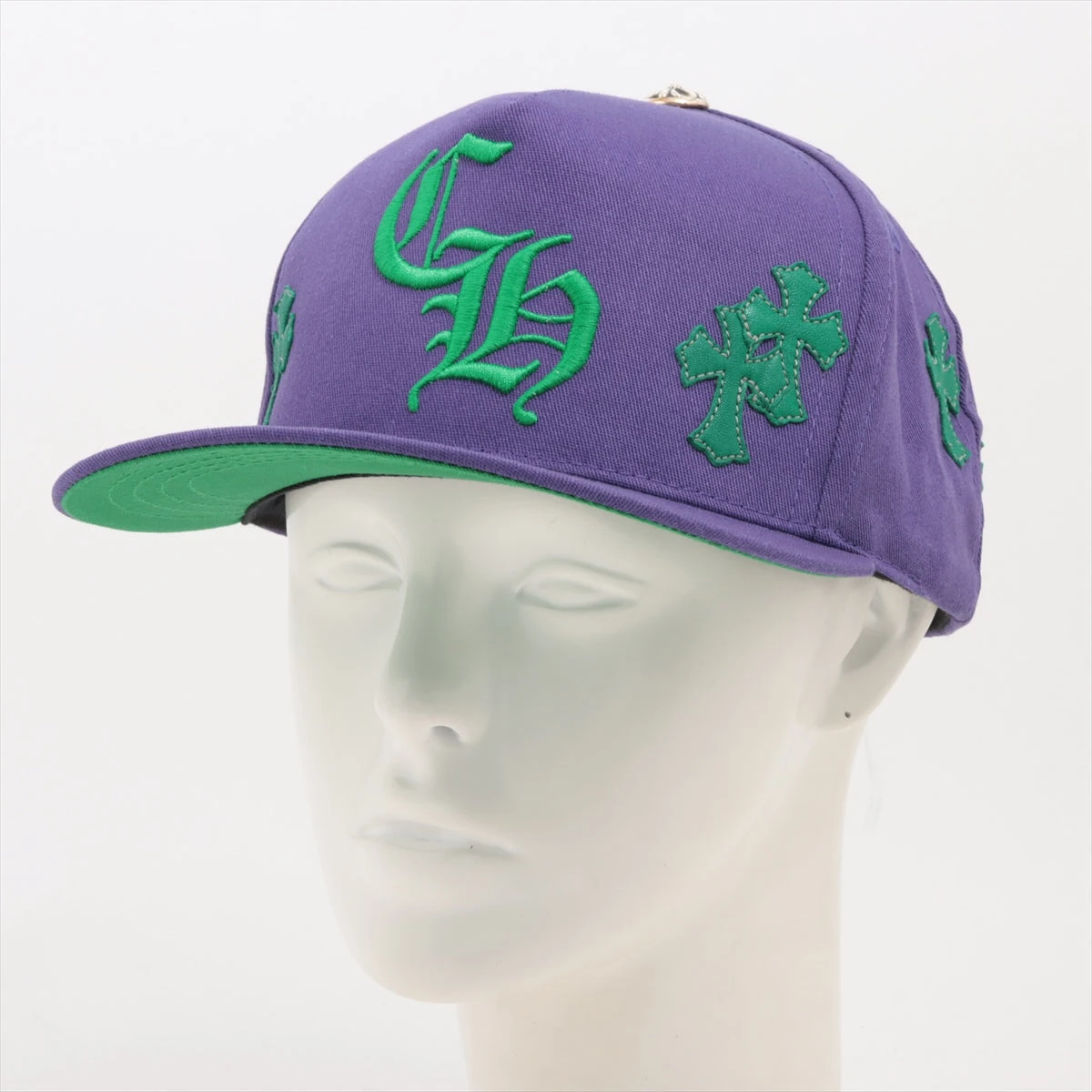 クロムハーツ ベースボールキャップ コットン×ポリエステル ONE SIZE