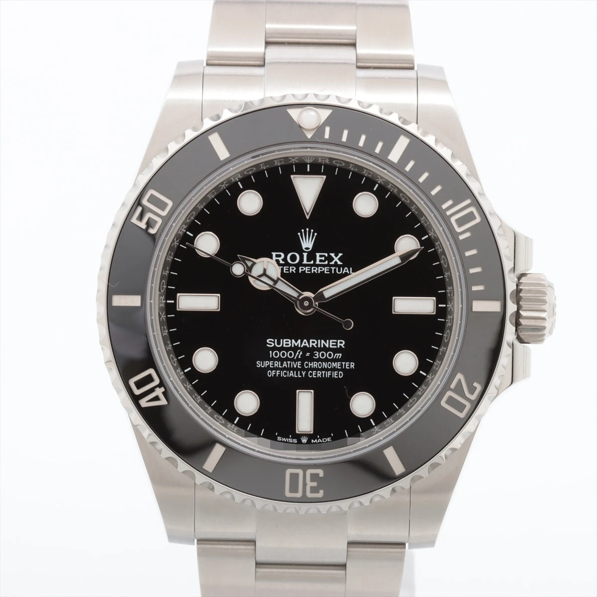 ロレックス サブマリーナ 124060 SS AT 黒文字盤 あまりごま2