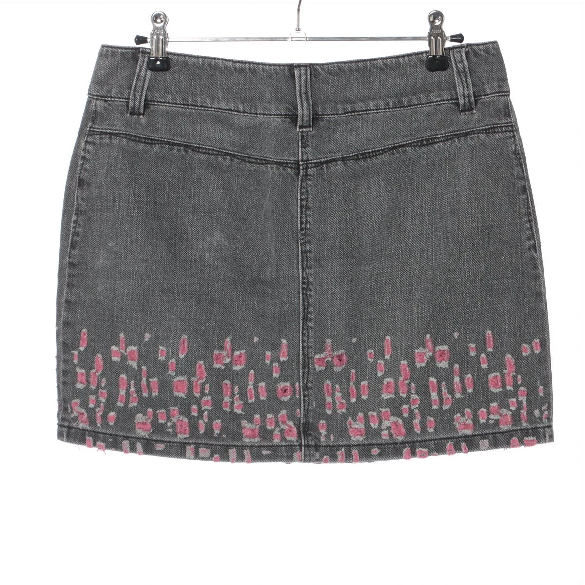 シャネル CHANEL ココボタンスカート デニム ロング スリット M〜L 67d459dceec39.webp
