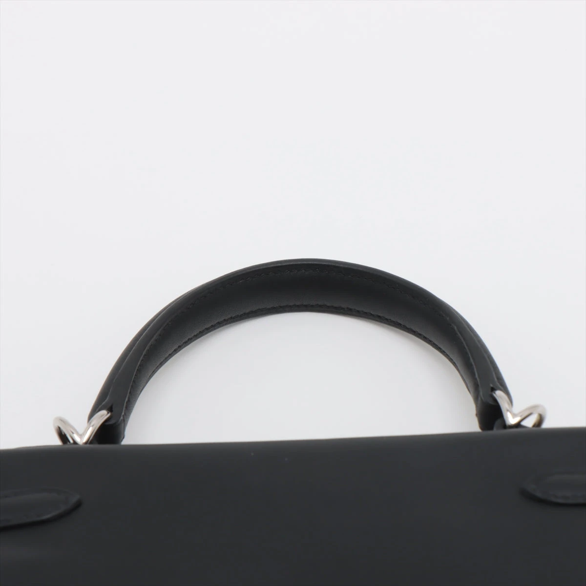 HERMES オズ　ブラック ミュール　シルバー金具　ケリー金具 HERMES オズ ブラック ミュール シルバー金具 ケリー金具