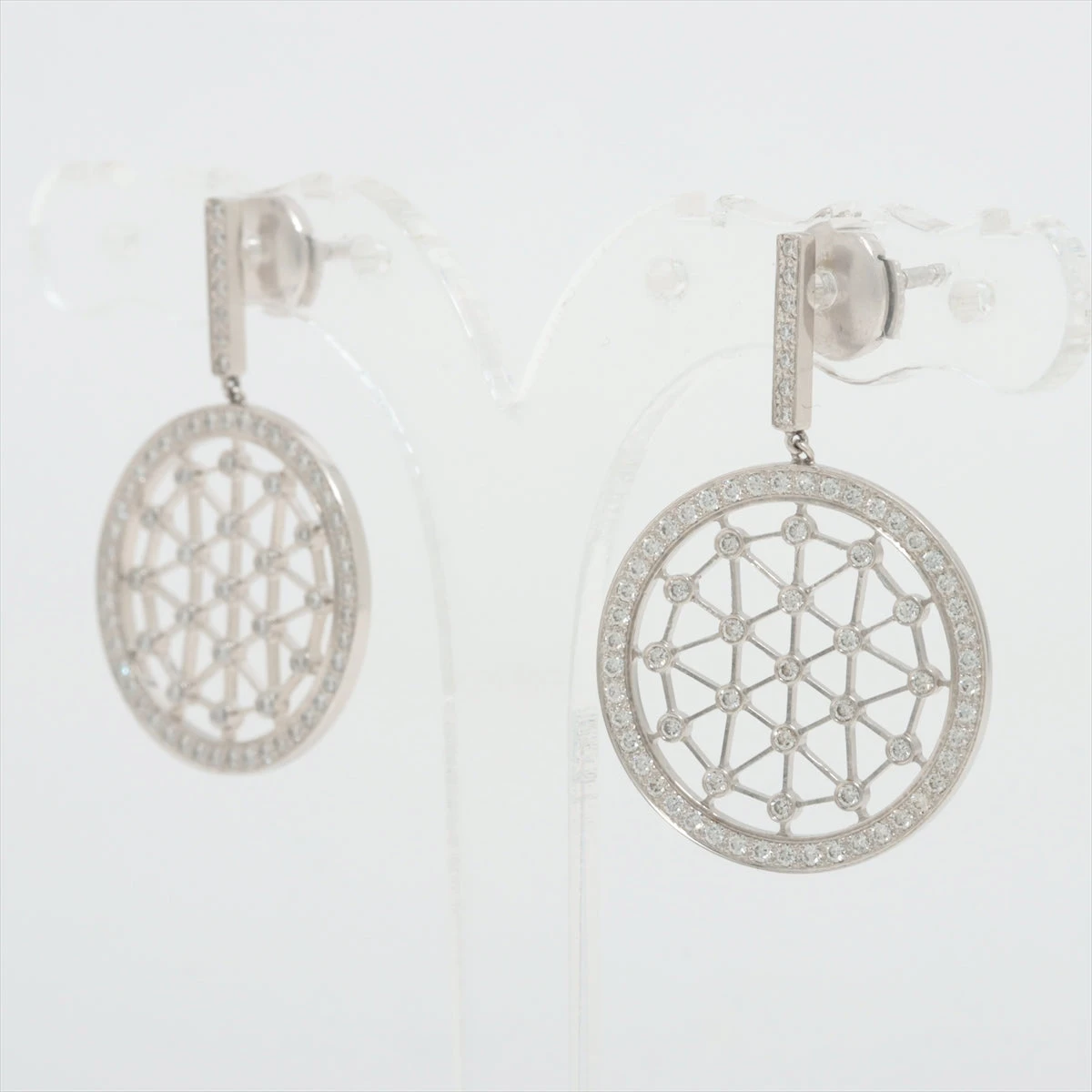 ティファニー ヴォアール ダイヤ ピアス Pt950 8.8g YF026137｜中古  