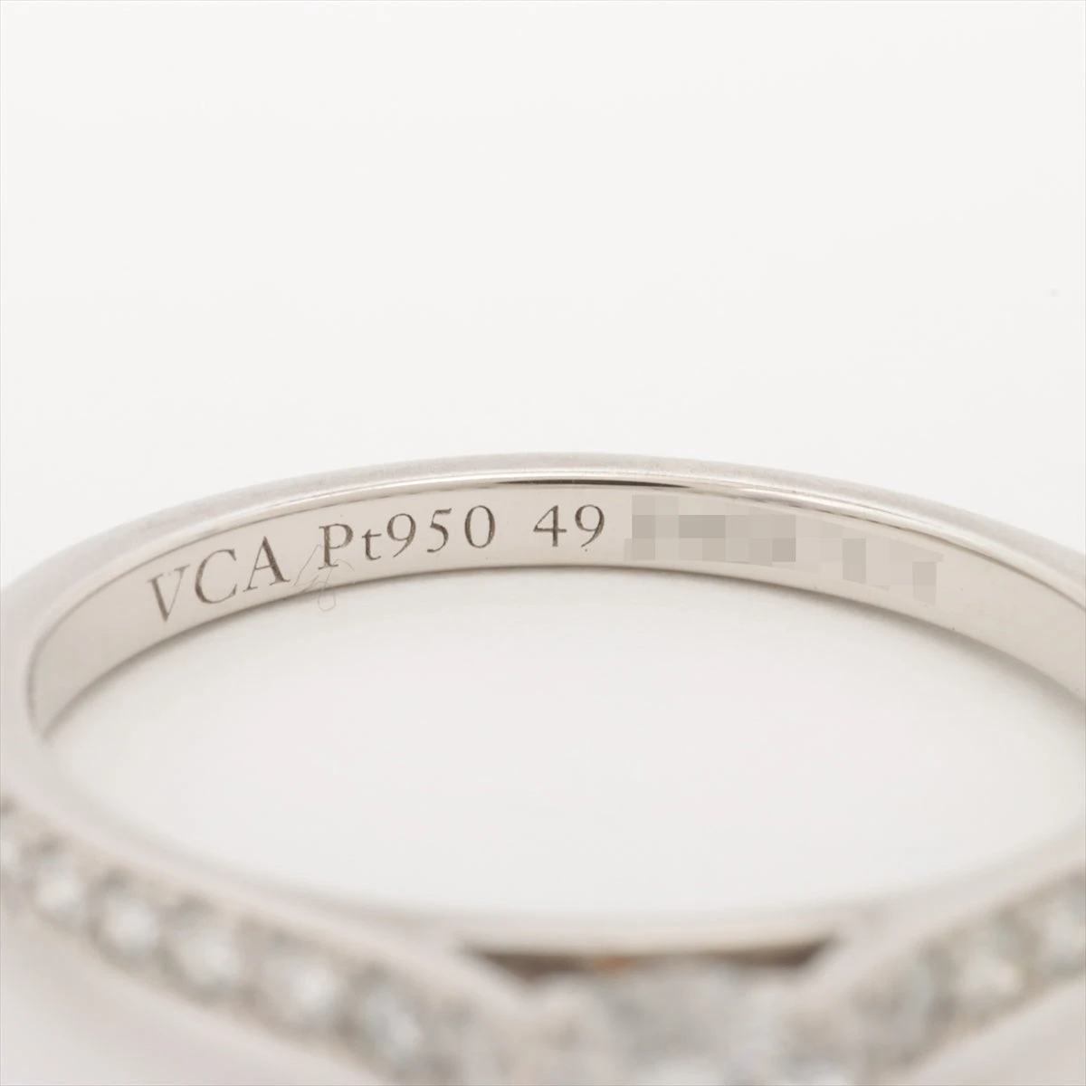 美品　定価91万　ヴァンクリーフ＆アーペル　ロマンス　ソリティア　ダイヤ リング 美品 定価91万 ヴァンクリーフ＆アーペル ロマンス ソリティア