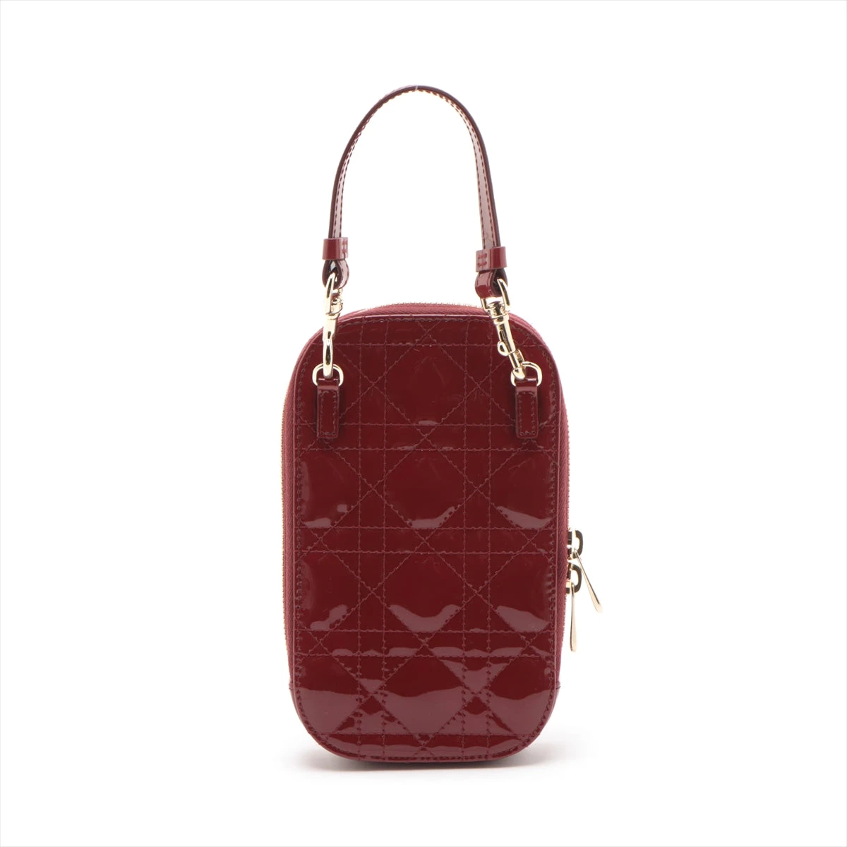 ディオール カナージュ フォンポーチ 解こ ライトブルー パテント  