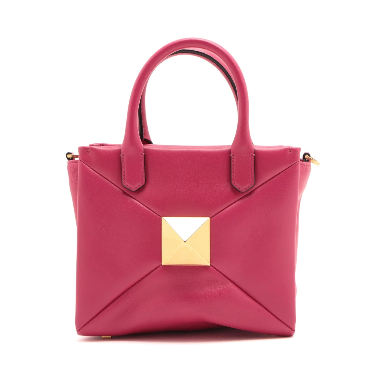 未使用級✨ヴァレンティノ スタッズ ショルダーバック ビビット ピンク