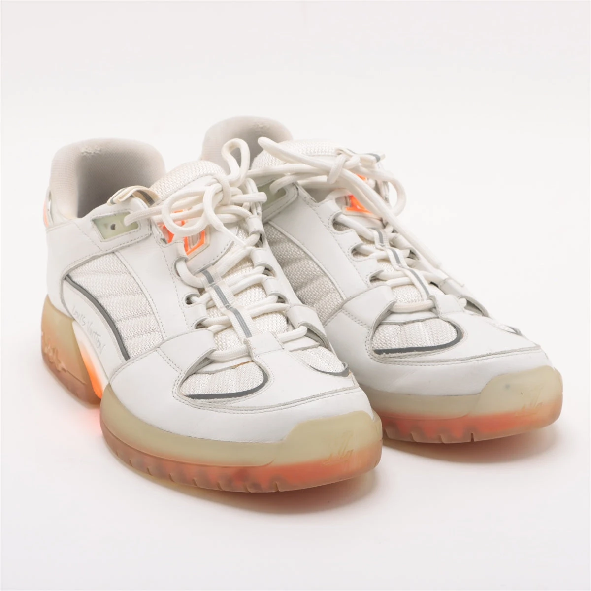 ヴィトン アビューライン 20年 レザー×メッシュ スニーカー 7