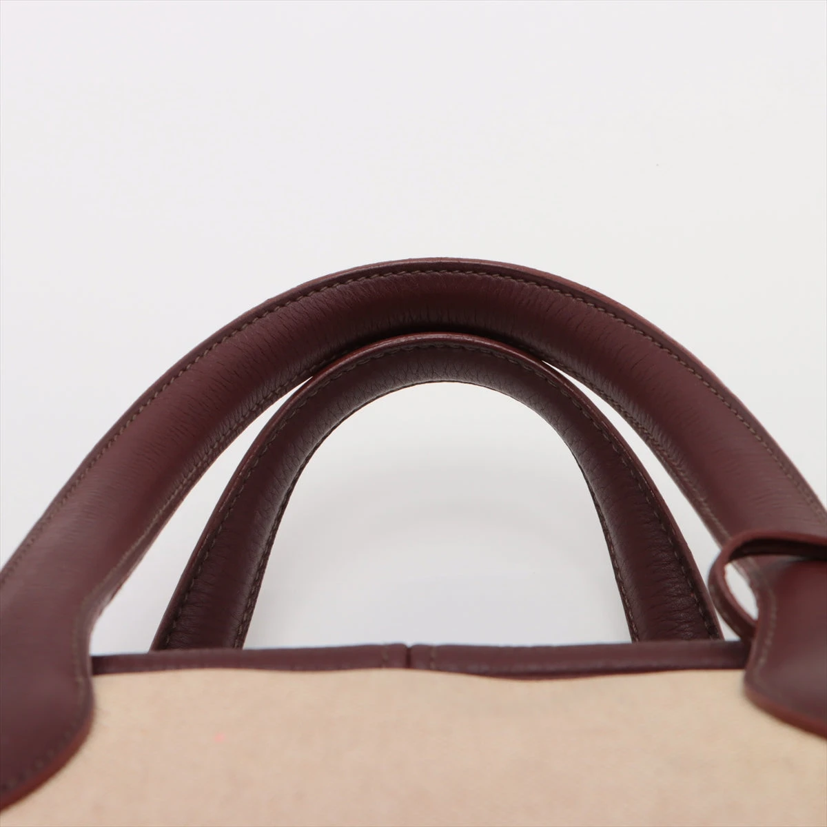 エルメス ヴィクトリア45 トワルアッシュ×トリヨンクレマンス ブラウン