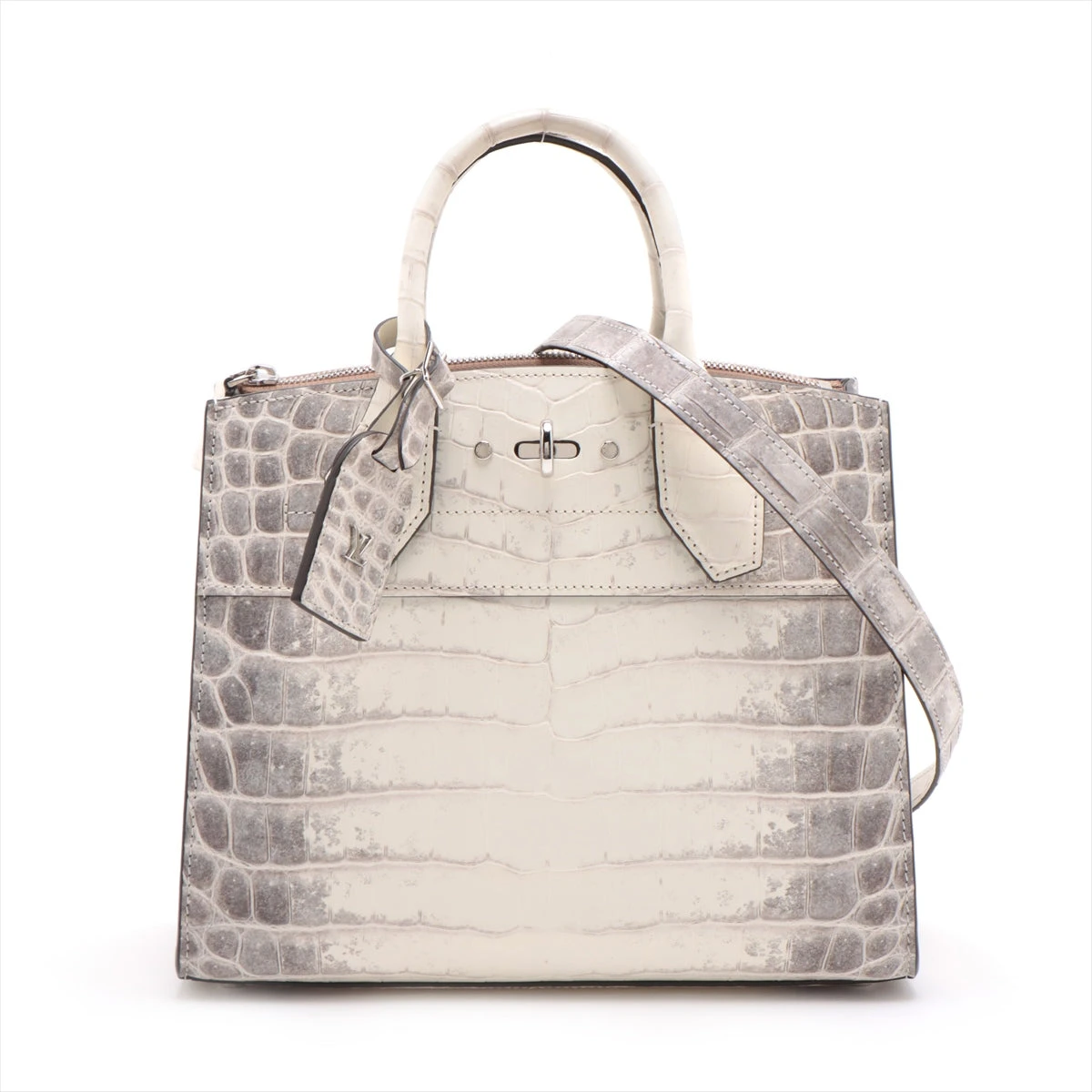[Louis Vuitton] GG45874LV◆シティースチーマー PM2WAY Louis Vuitton Red Smooth Leather City Steamer PM Bag