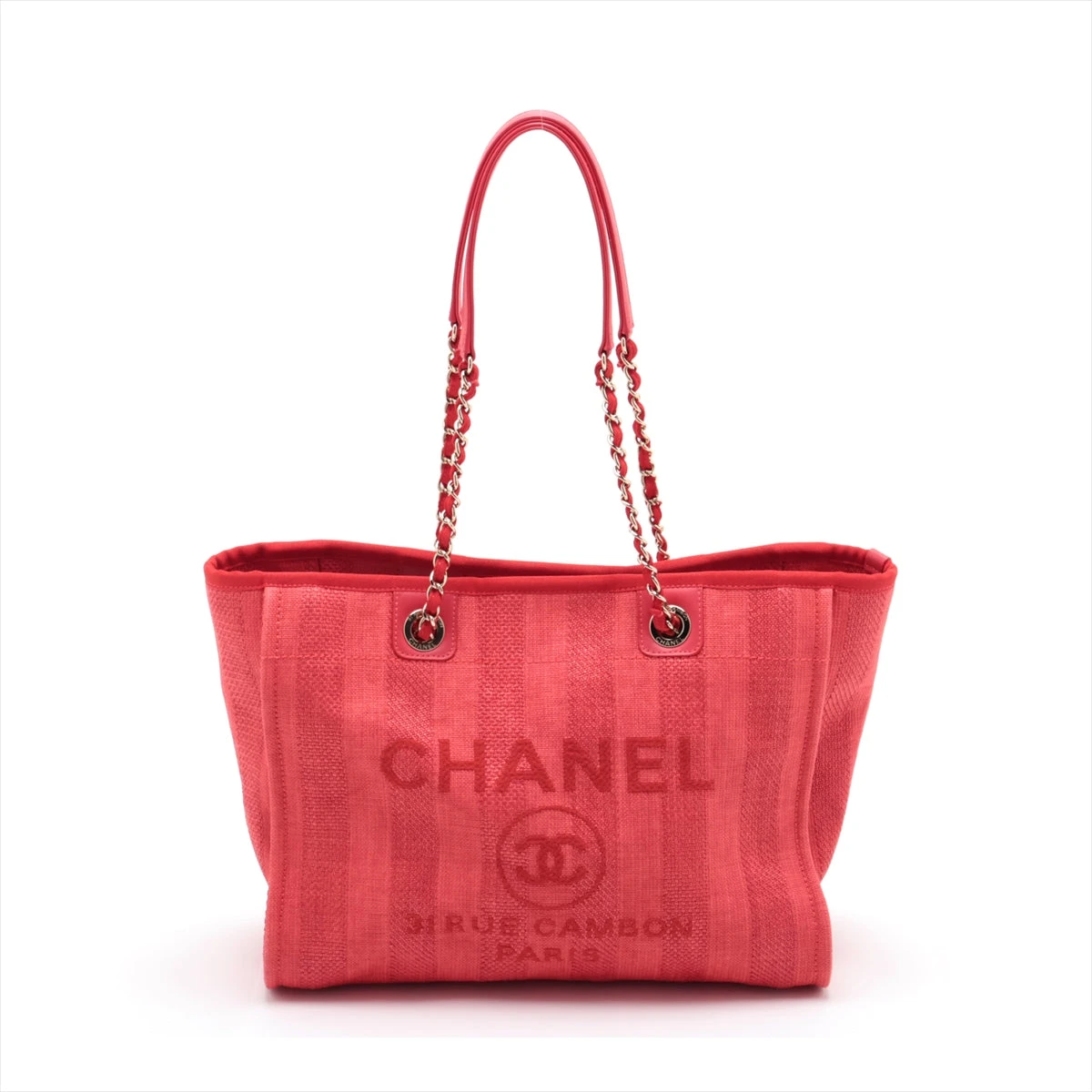【秋カラー♡】CHANEL トートバッグ ドーヴィル 25A カラフルなロゴが可愛い♪】CHANEL ドーヴィル トートバッグ