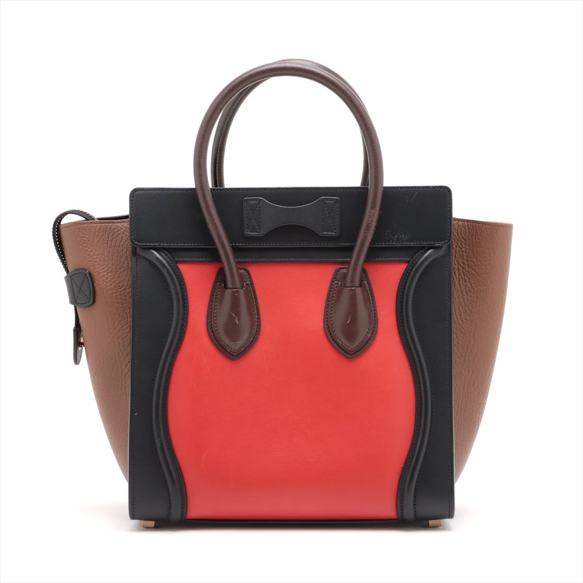 確実正規品 CELINE セリーヌ マイクロショッパー ラゲージ レザー バック CELINE 未使用品 セリーヌ ラゲージ マイクロショッパー