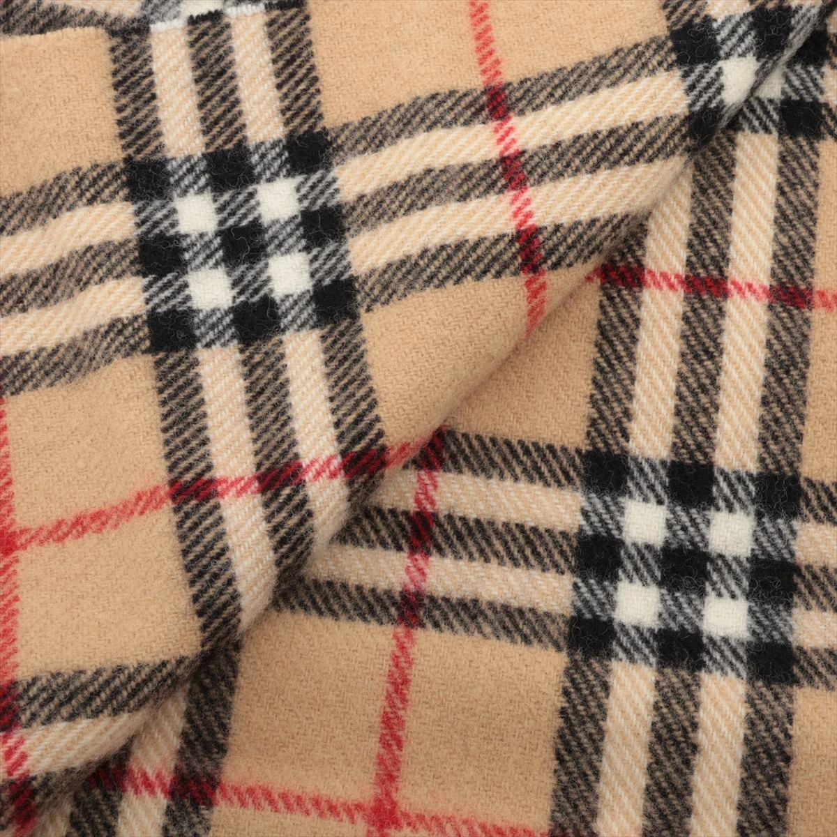 【最大2割引き✌︎】新品 バーバリーブランケット ウール100% チェック・ウールカシミア・ブランケット (サンド) | Burberry®公式サイト